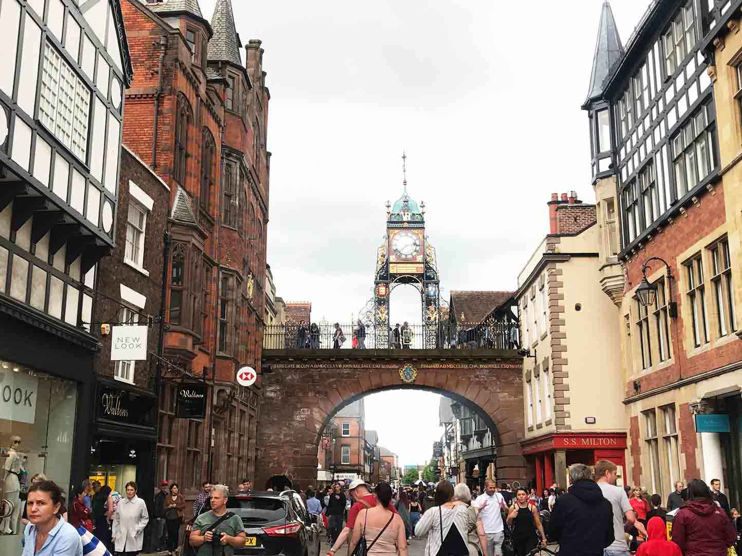 Chester - Eastgate and Eastgate Clock